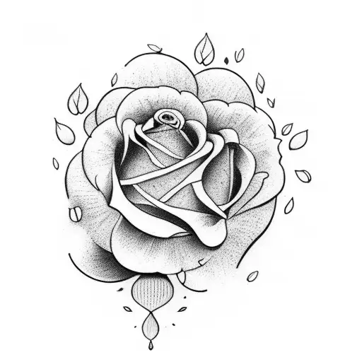 Love With Flowers And Water