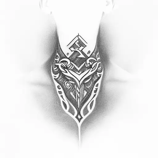 The Word Heartless On Neck