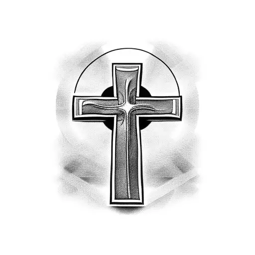 Catholic Cross With The Name Luis