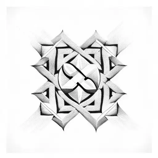 Combine The Valknut Symbol With The Number 78 In A Unique Design