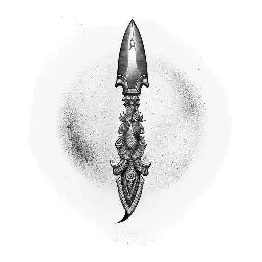 Indian Axe With Waves