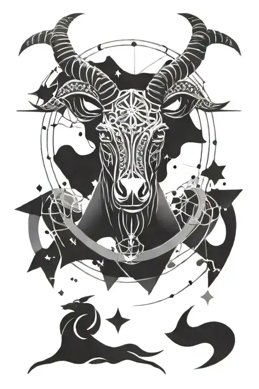 A Sleek Mercedes Benz Logo Intertwined With Aries Constellation