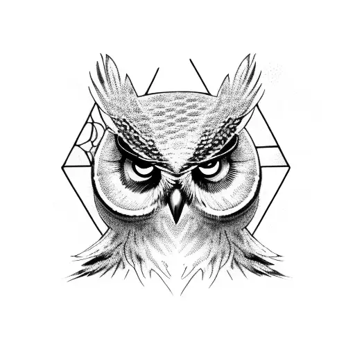 Owl And Deathly Hallows