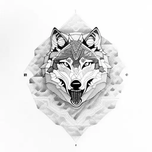 Incorporate Intricate Map Details Into A Wolf Design