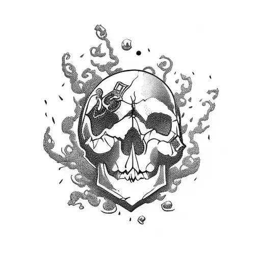 Skull Volture With Number 37