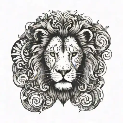 I Want A Lion Face Fading Into A Bible Verse