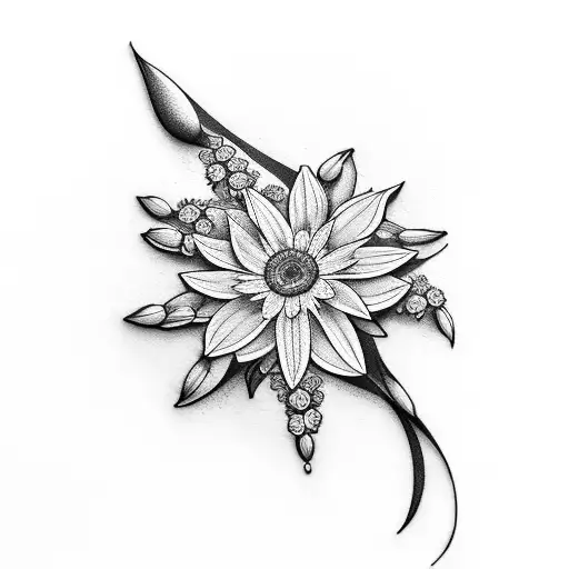 Hour Glass Edelweiss Flower