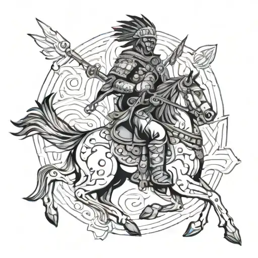 Cheyenne Dog Soldier Riding