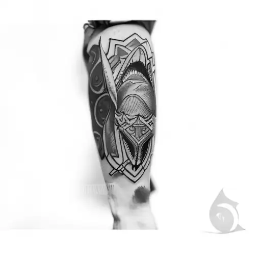 A Tattoo Of A Shark