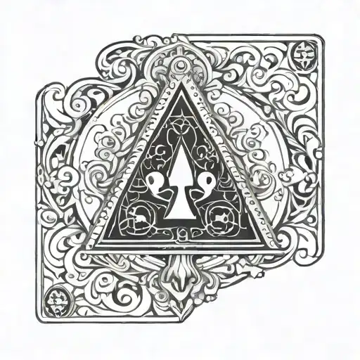 Card Symbol Square Compass Masonic Ace Of Spade Card Suit