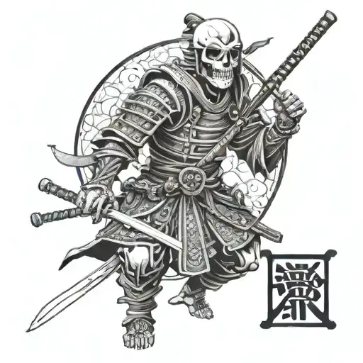 Skeleton Samurai For Beginner