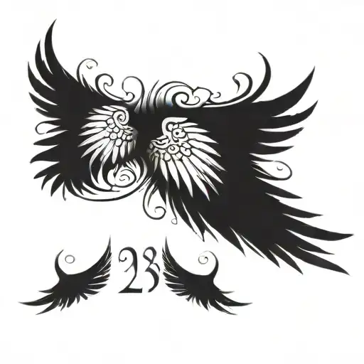 Wings Roman Numerals 23