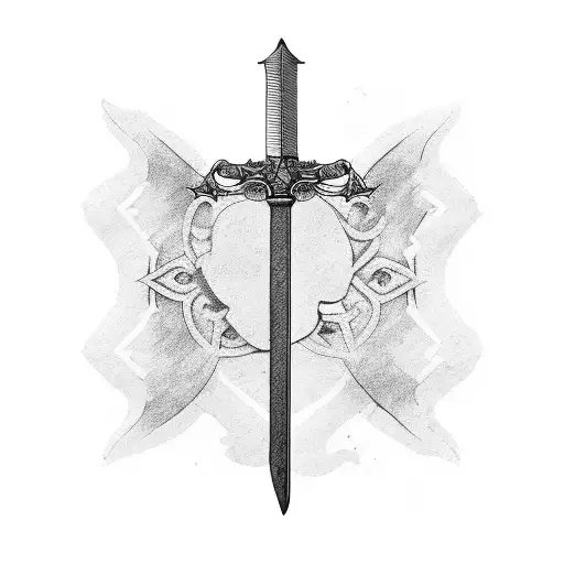 Sword Handle With Pen Tip