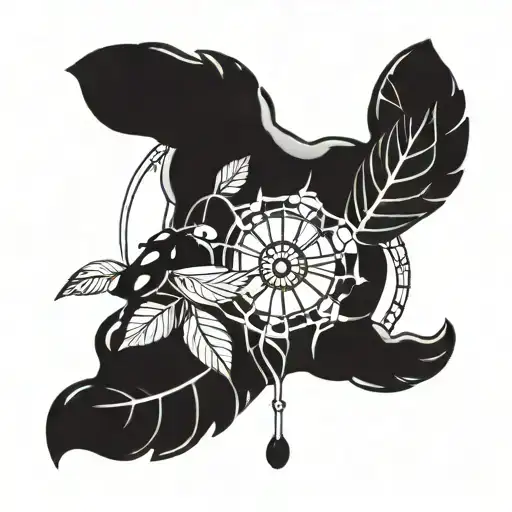 Ladybug And Dream Catcher