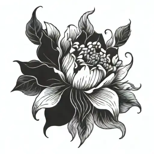 Dark Flowy Flower
