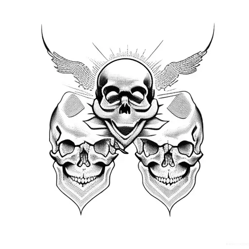 Skull And Roses