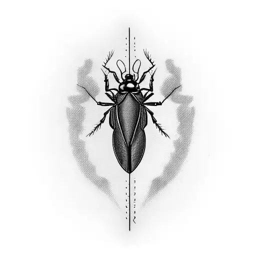 Cockroach Playing The Bass Guitar