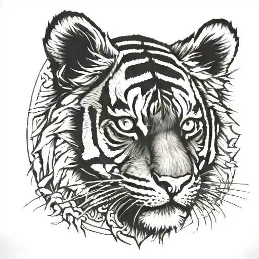 Tiger Clock Eye