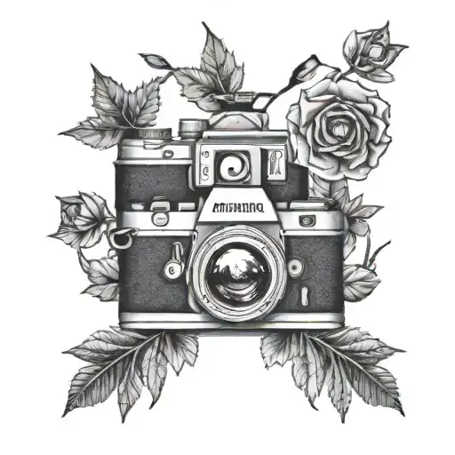 Camera And Bike And Nature