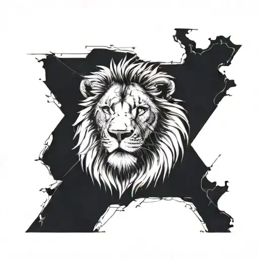 A Sales Chart Graph Morphing Into A Powerful Lion