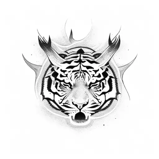 A Tiger And A Devil With The Number 29