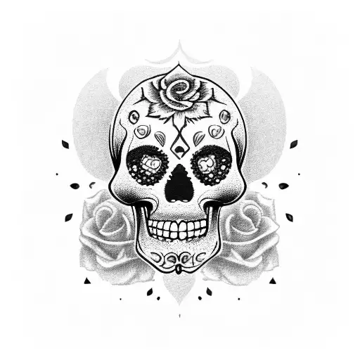 Sugar Skull No Background