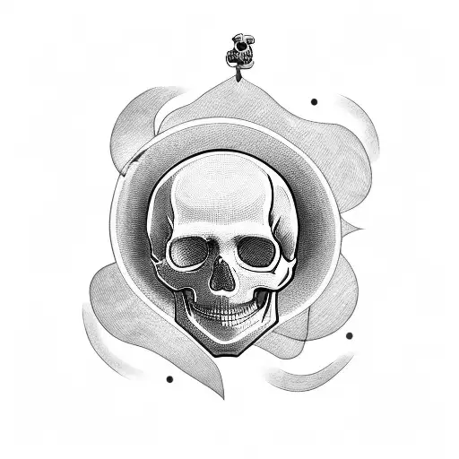 Skull With Fedora