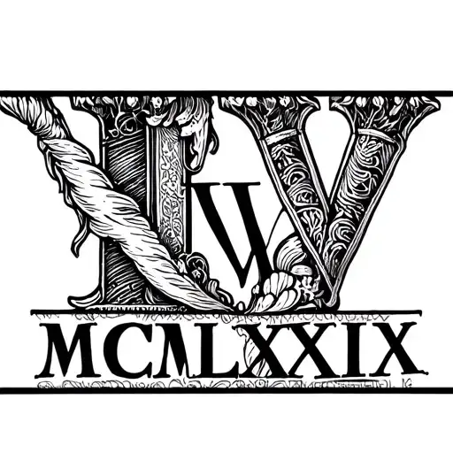 Date Of Birth On My Forearm In Roman Numerals I Vi Mcmlxxix