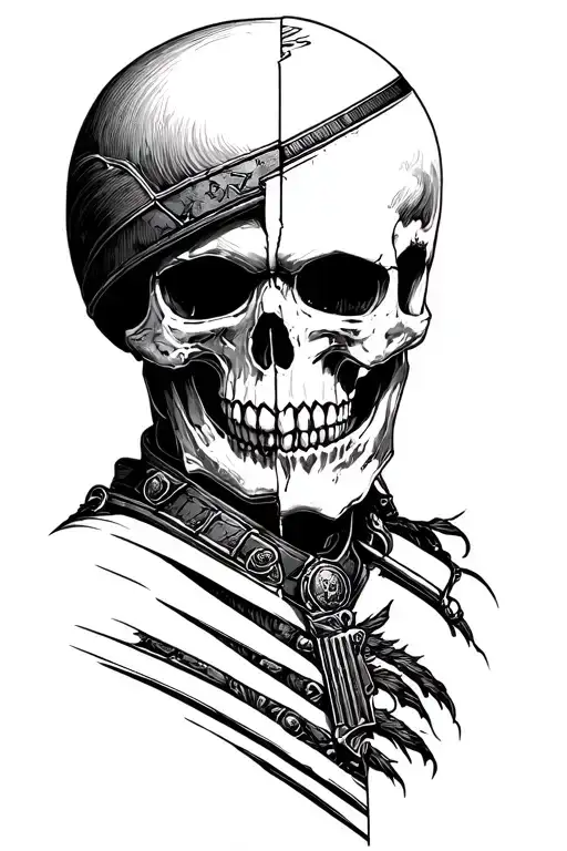 Half Skull Half Soldier