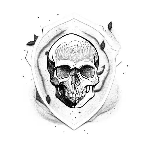 Rustic Skull Byker Style