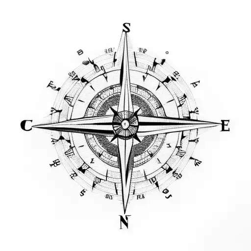 Cards With Compass And Zeus