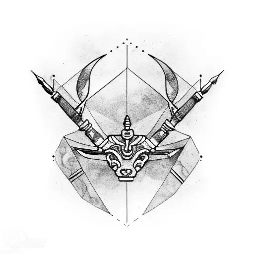 Sagittarius And Taurus Animal Bicep