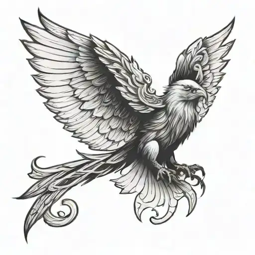 Odin With Raven Wings Spread Wide