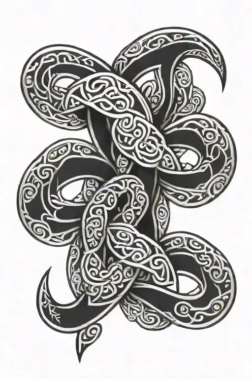 Nordic Maori Knot Sleeve