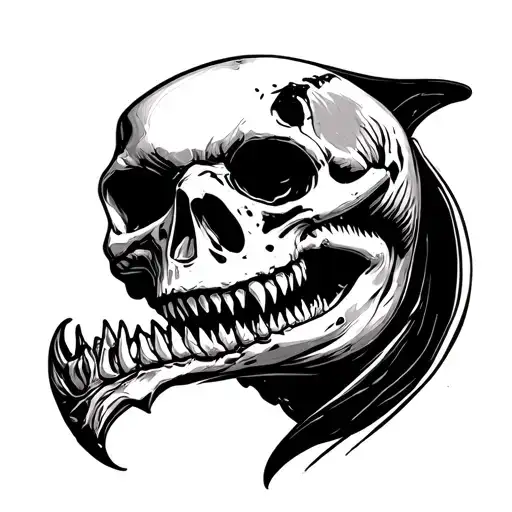 Skull Shark Jaw
