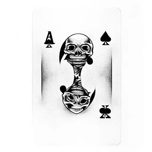 Skeleton Playing Card Joker