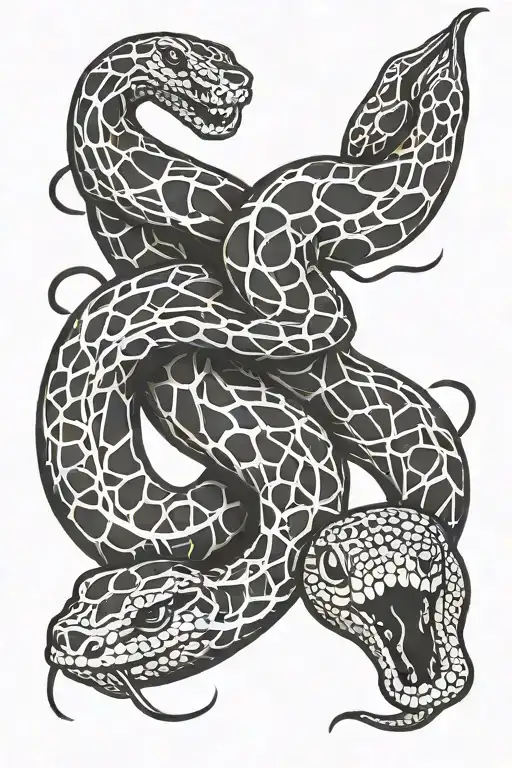 Psychedelic Snake Wrapped