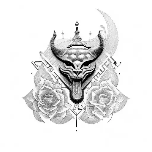 Incorporate Symbols From Different Cultures And Traditions Into A Music-themed Tattoo Design