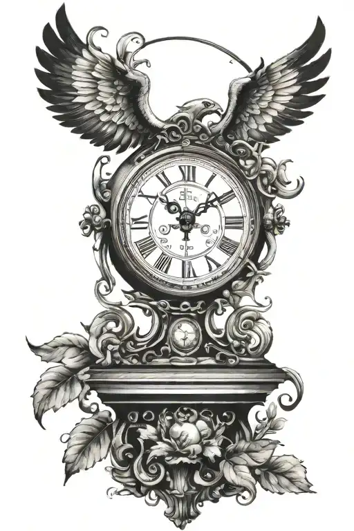Timless Clock Greek Mythology