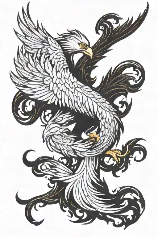 Phoenix In Both Claws