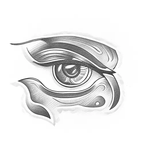 Egyptian Triangle Eye