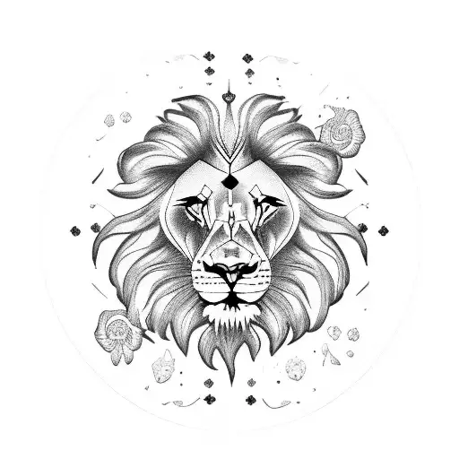 Lion Horloge Mineur De Fond Fleur De Lys L M J