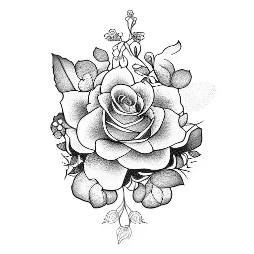 Vine With Flowers Ethereal