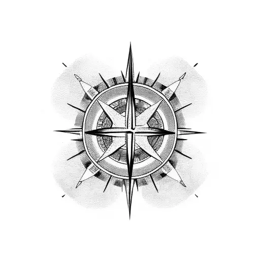 Christian Cross Compass