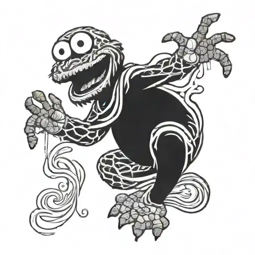 Elmo Cocaine Drug Addiction Demon