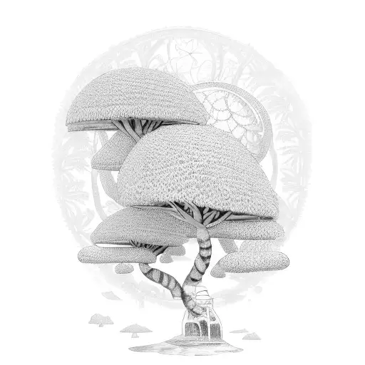 Coconat Tree With Full Mook Ko Phangan