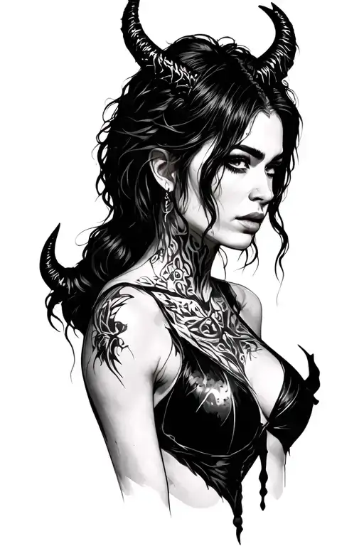 Rhea Ripley As A Demon