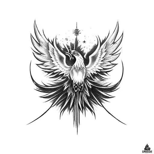 Phoenix Playing With Cold Moon