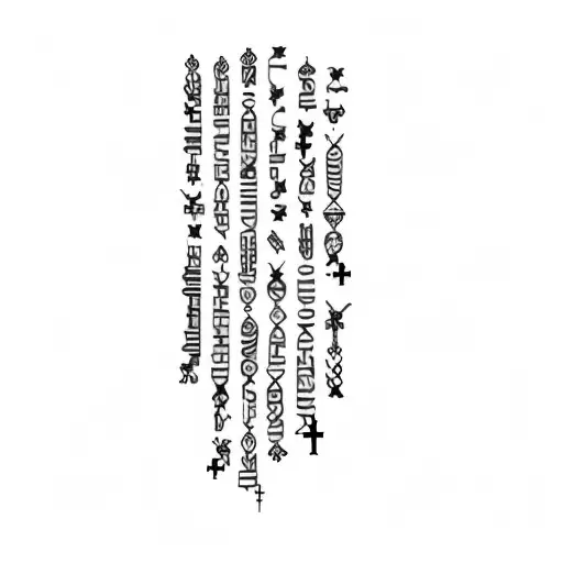 A Quote From A Poem With Crosses Behind