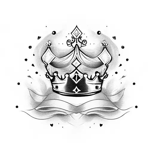 The Name King Embedded On A Crown That's Surrounded By Roses And Smoke